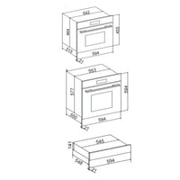 Torre Quente Tecno Vintage Inox 60cm | Forno, Micro e Gaveta