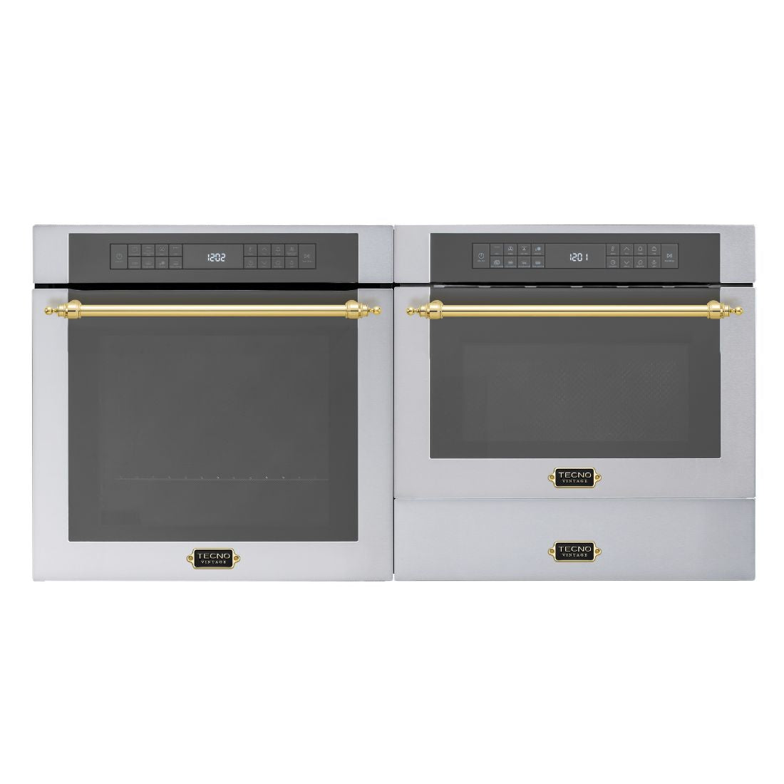 Torre Quente Tecno Vintage Inox 60cm | Forno, Micro e Gaveta