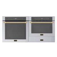 Torre Quente Tecno Vintage Inox 60cm | Forno, Micro e Gaveta