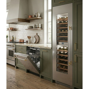 Adega Bertazzoni Heritage 80 Garrafas Inox 60cm- Abertura Esquerda