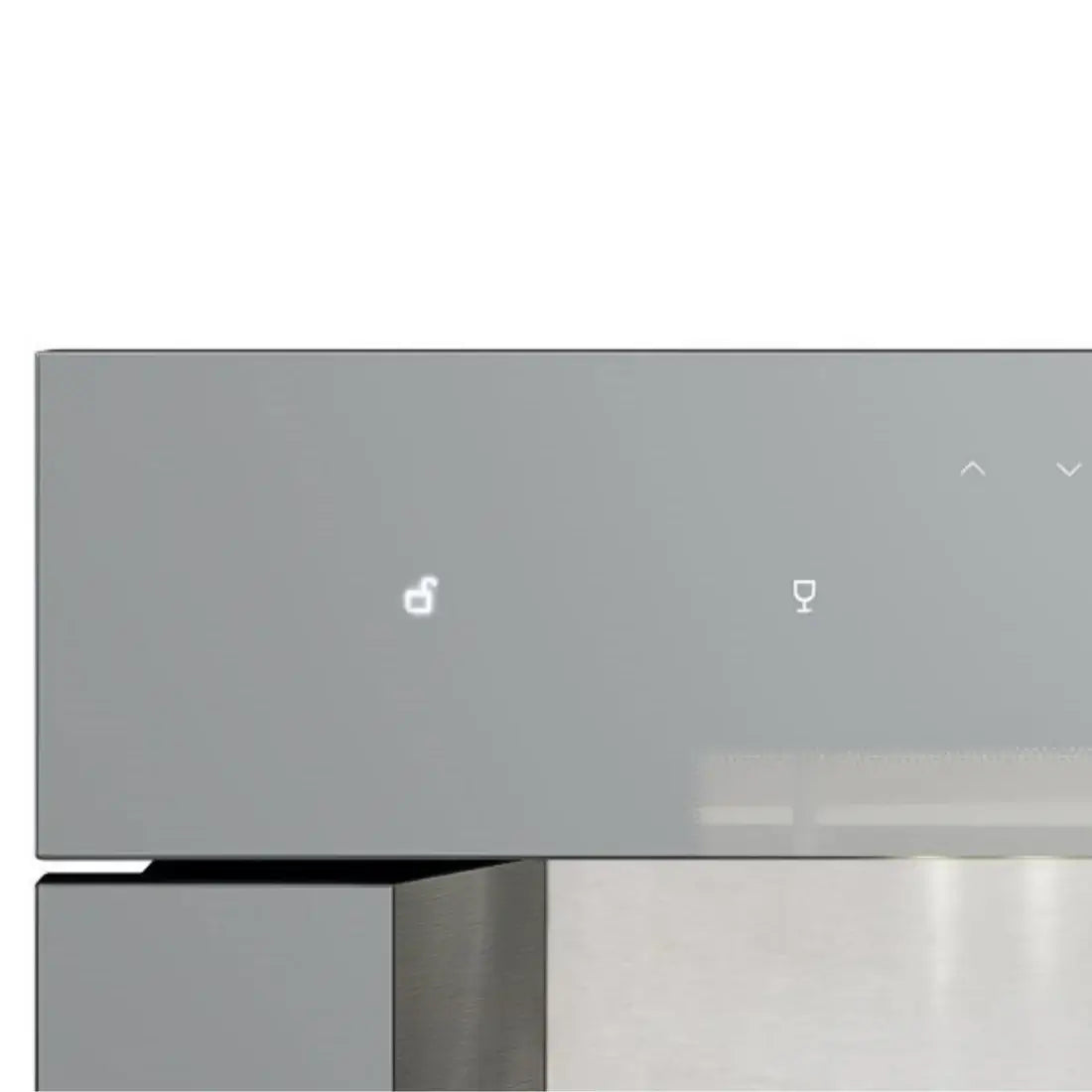 Dispenser de Vinhos Tecno Original 3 Garrafas Inox 60cm com painel touch espelhado inox e acabamento contemporâneo