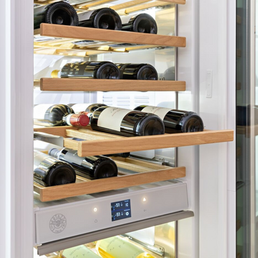 Adega Bertazzoni Dual Zone Portas para Revestir 80 Garrafas 220V - Abertura Esquerda