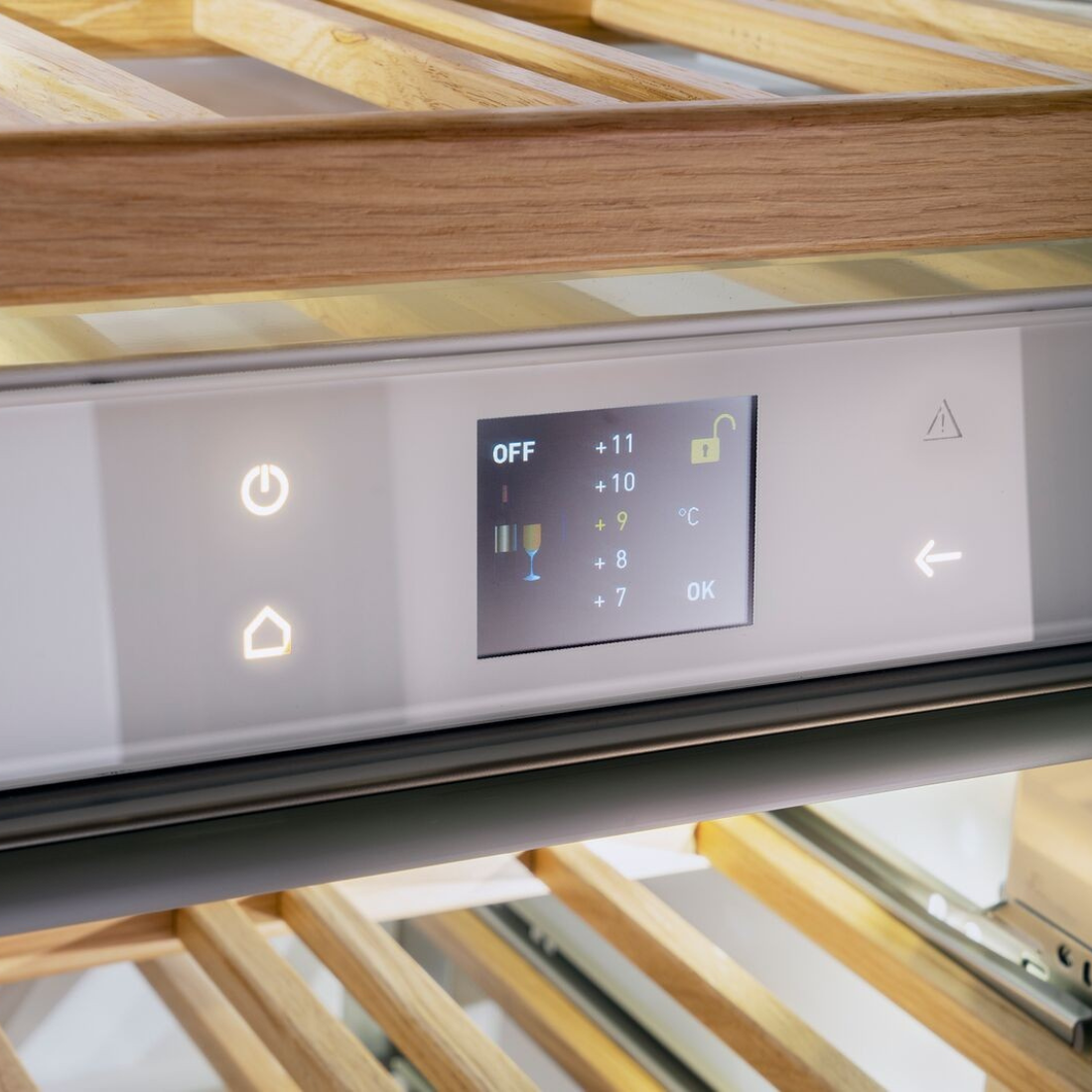 Adega Bertazzoni Professional Dual Zone Inox 80 Garrafas 220V - Abertura Esquerda