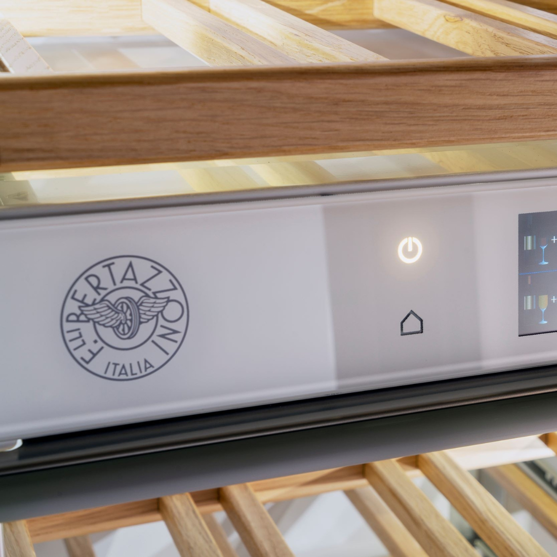 Adega Bertazzoni Dual Zone Portas para Revestir 80 Garrafas 220V - Abertura Direita