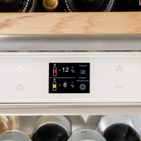 Adega Bertazzoni Professional Dual Zone Inox 80 Garrafas 220V - Abertura Esquerda