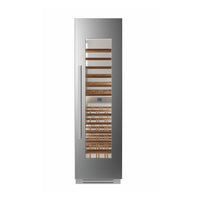 Adega Bertazzoni Professional Dual Zone Inox 80 Garrafas 220V - Abertura Direita