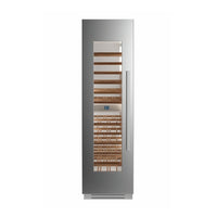 Adega Bertazzoni Professional Dual Zone Inox 80 Garrafas 220V - Abertura Esquerda