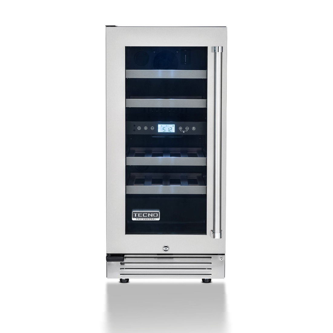 Adega de Vinhos Tecno Professional 23 Garrafas Dual Zone de Embutir 220V - Abertura para Esquerda