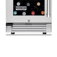 Adega de Vinhos Tecno Professional 23 Garrafas Dual Zone de Embutir 220V - Abertura para Esquerda