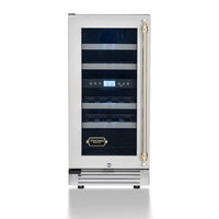 Adega de Vinhos Tecno Vintage 23 Garrafas Dual Zone de Embutir 220V - Abertura para Esquerda