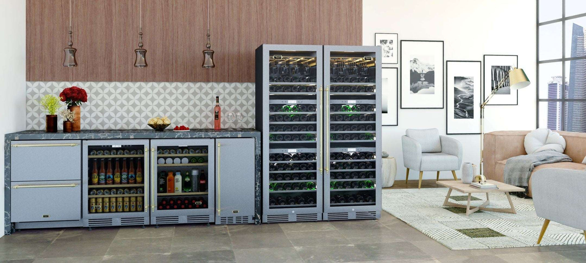 Cervejeira Vintage Max Beer 433 Litros de Embutir Inox 220V - Abertura para Direita