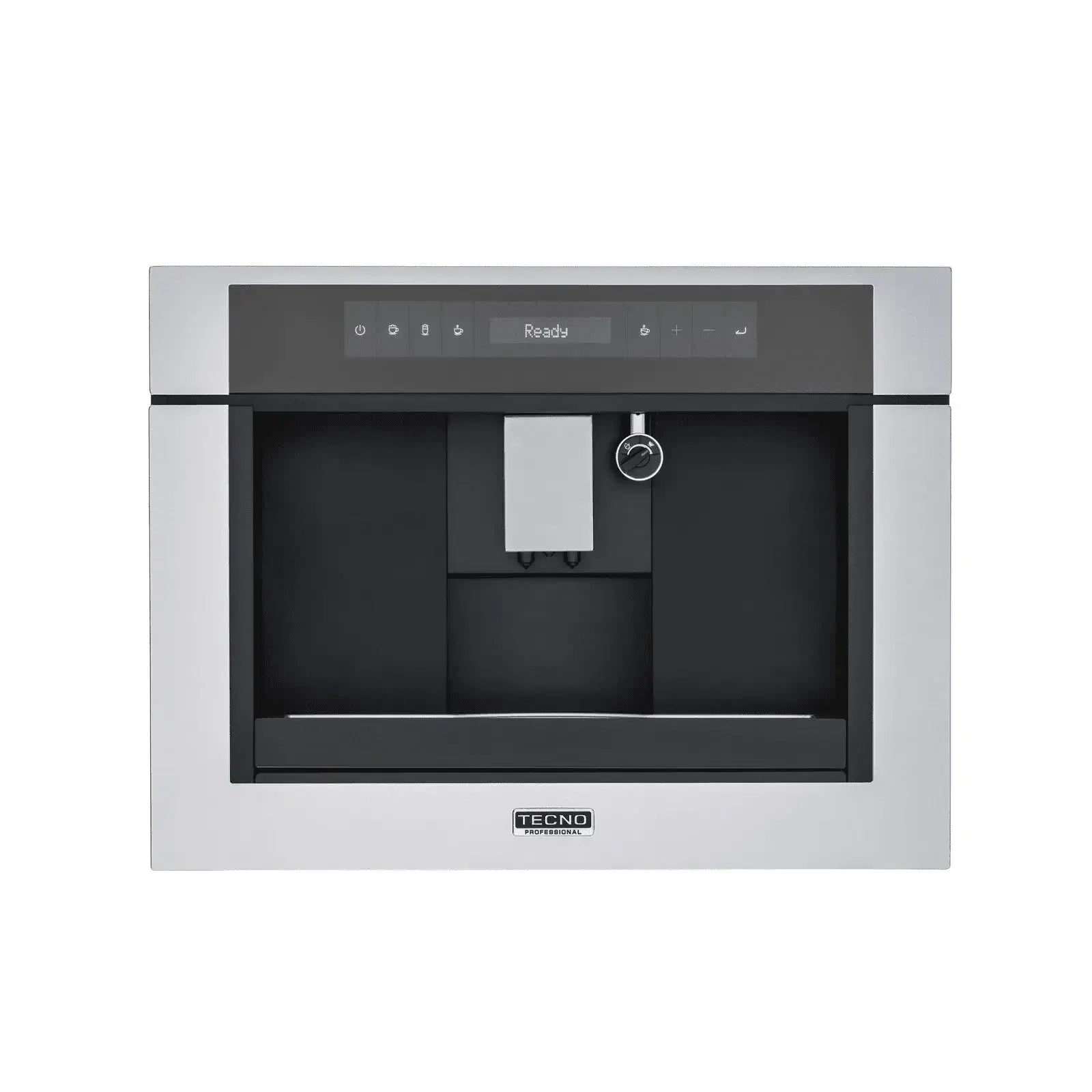 Cafeteira Tecno Professional Automática de Embutir Inox 60cm, máquina de café de embutir em inox com painel touch, saída dupla e reservatório discreto