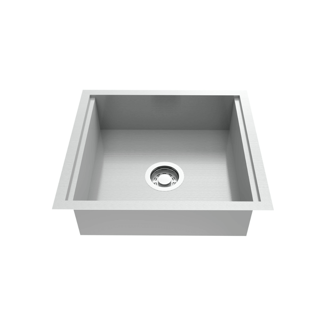 Canal Organizador Debacco Quadratino 450 Inox com acessórios para escorrer louças e utensílios na cozinha