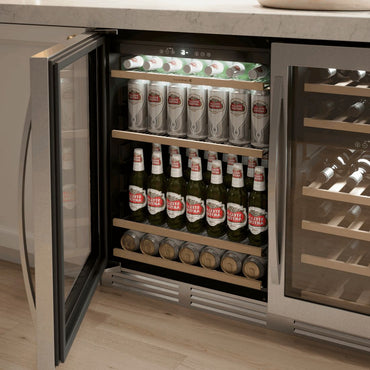 Cervejeira Debacco 145 Litros Inox 60cm 220V - Abertura para Esquerda