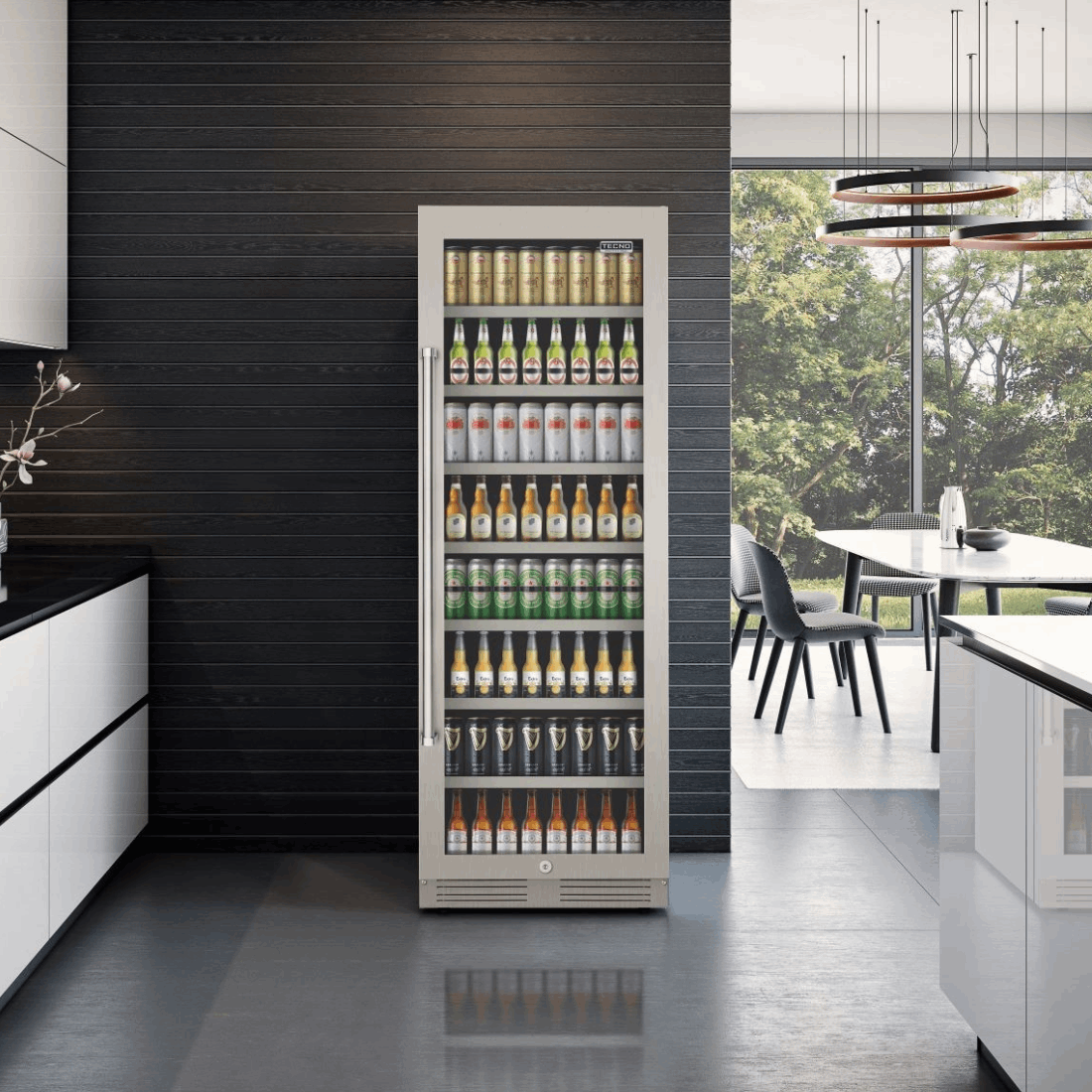 Cervejeira Professional Max Beer 433 Litros de Embutir Inox 220V - Abertura para Esquerda