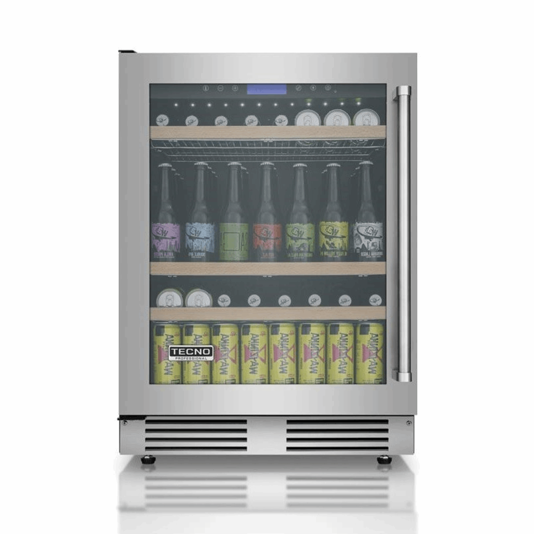 Cervejeira Professional 136 Litros de Embutir Inox 220V - Abertura para Esquerda