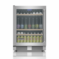 Cervejeira Professional 136 Litros de Embutir Inox 220V - Abertura para Esquerda