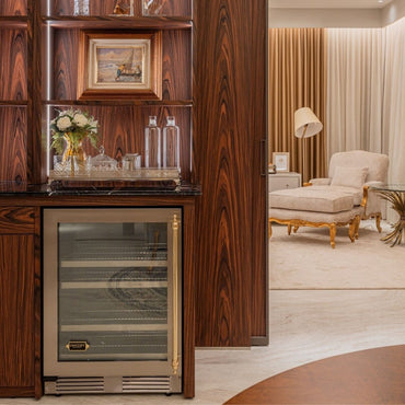 Cervejeira Tecno Vintage 136 Litros Inox 60cm - Abertura Esquerda