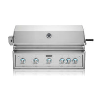 Alt Tag: Churrasqueira Tecno Professional a Gás 4 Queimadores Inox 100cm com 4 botões cromados e design em aço inox 304