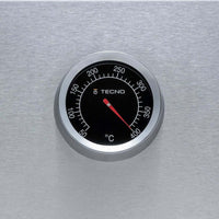 Alt Tag: Churrasqueira Tecno mostrador termômetro em aço inox medidor de temperatura até 400°C