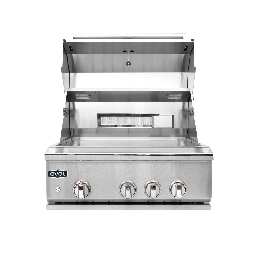 Churrasqueira à Gás Evol Modena 28'' Inox 3 Queimadores 70cm