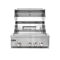 Churrasqueira à Gás Evol Modena 28'' Inox 3 Queimadores 70cm