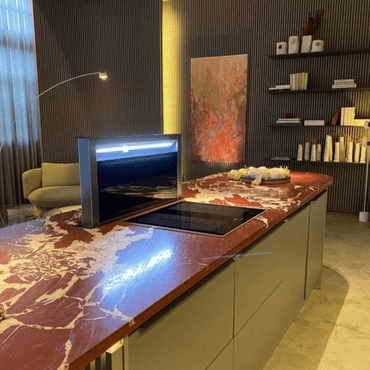 Coifa de Bancada CrissAir Dowdraft Inox e Vidro 90cm — coifa de embutir downdraft inox e vidro preto com acabamento slim, iluminação LED e painel touch