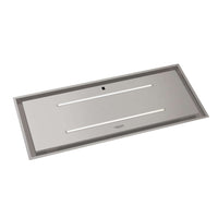 Coifa CrissAir de embutir no Teto Inox 120cm: coifa de teto embutida em inox slim retangular com luzes LED e acabamento sofisticado