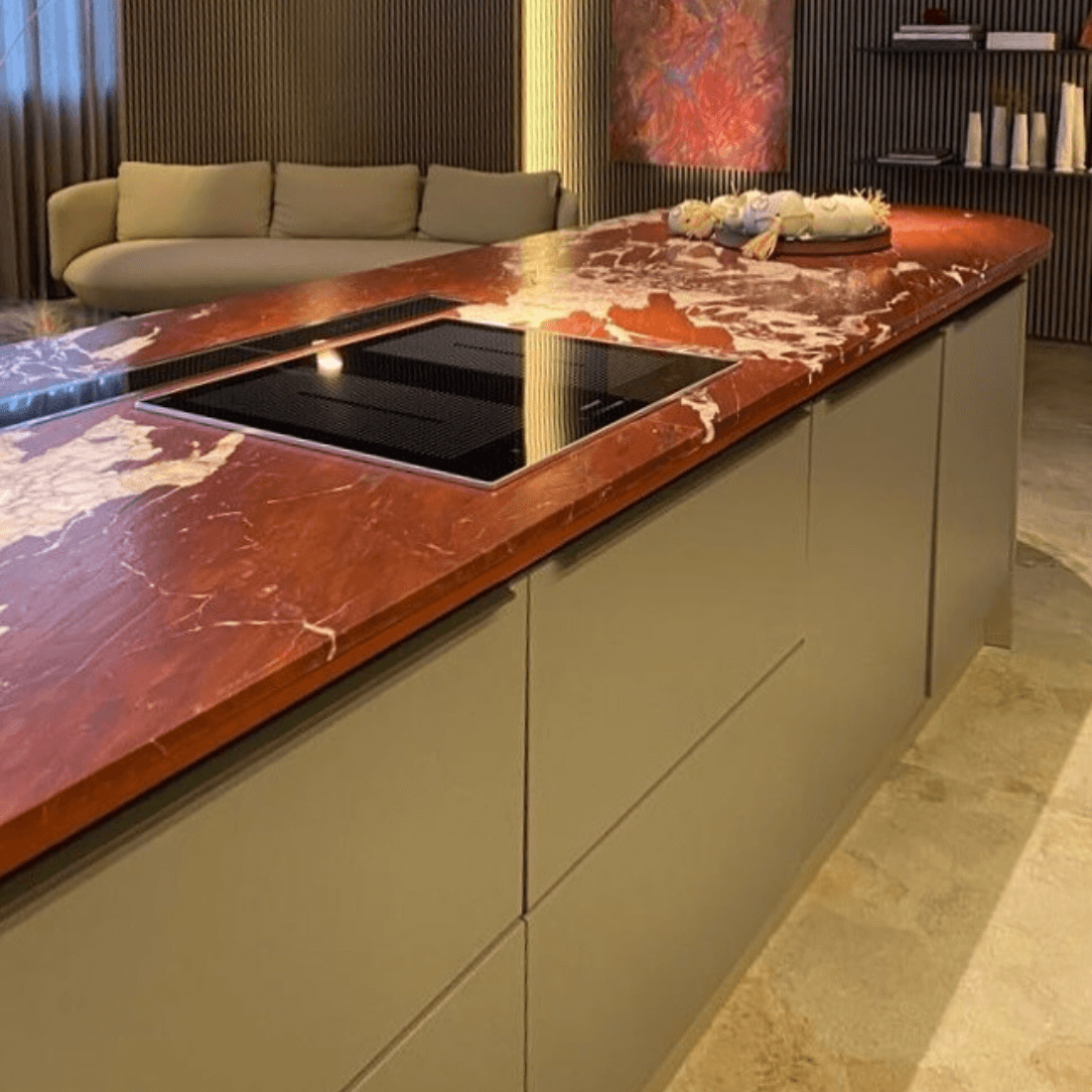 Coifa de Bancada CrissAir Dowdraft Inox e Vidro 90cm: coifa de embutir downdraft em inox e vidro preto, acabamento slim com iluminação LED