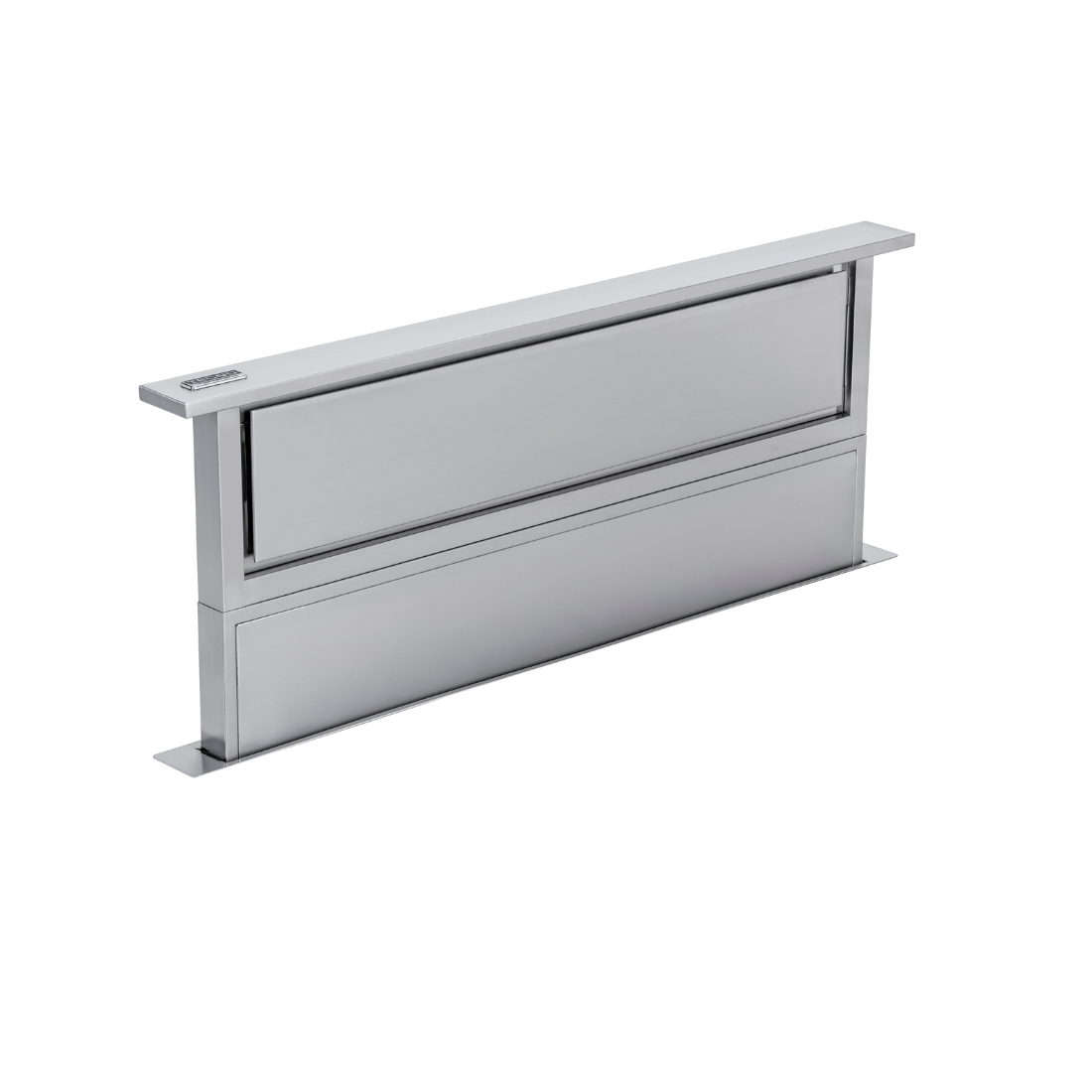 Coifa de Bancada Tecno Professional Rise Inox 91cm metálica em inox escovado, instalação de bancada retrátil com design slim e acabamento premium