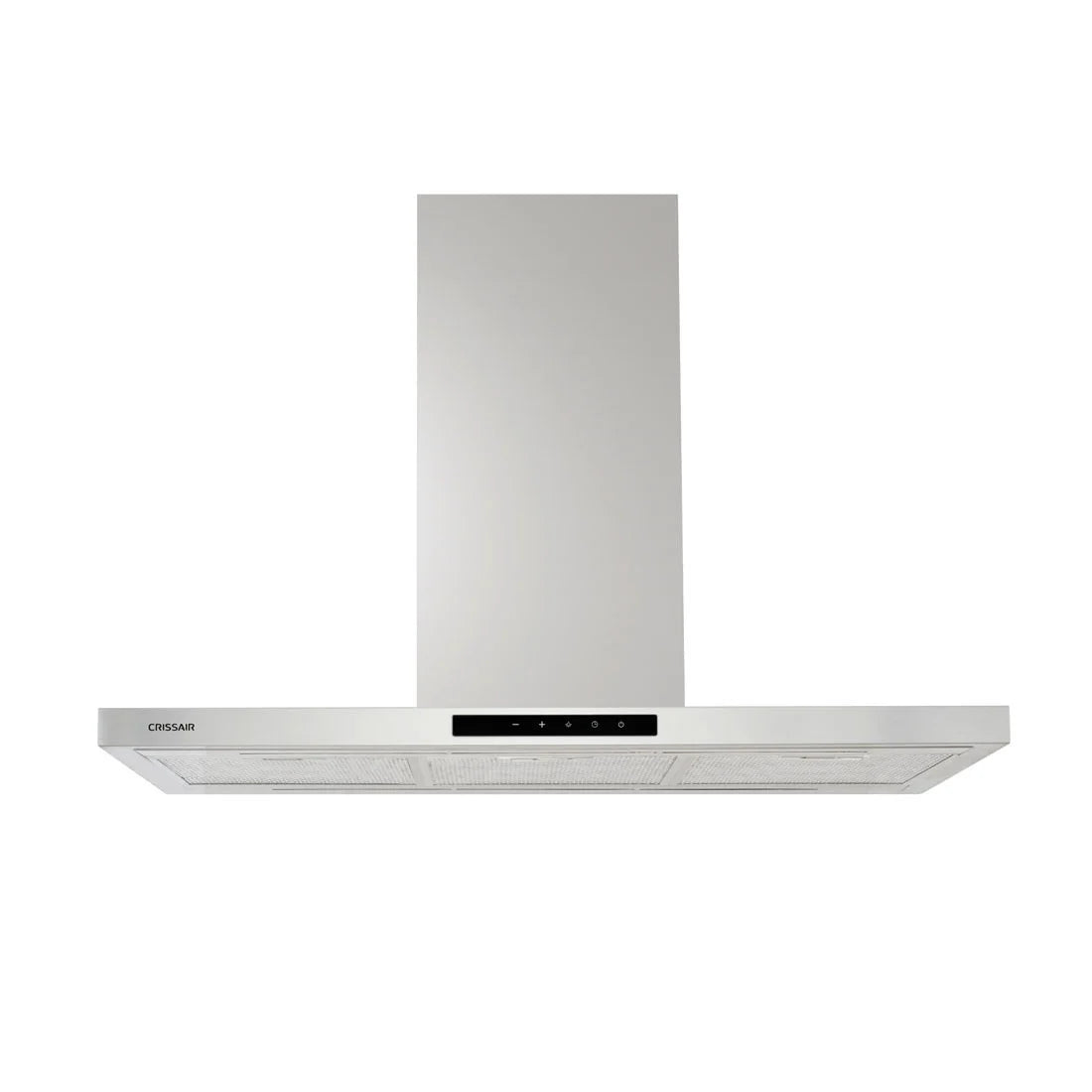 Coifa de Ilha CrissAir Slim Isola Inox 90cm coifa de ilha slim em inox com painel touch, iluminação LED e duto retangular visível