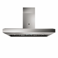 Coifa Bertazzoni Vavano de Parede Inox 122cm, coifa de parede em inox escovado 122cm com duto central, iluminação LED e painel de botões