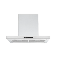 Coifa de Parede CrissAir Slim Versatille Inox 60cm em inox slim 60cm, acabamento retangular, painel touch e iluminação LED