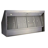 Coifa Evol Alpha para Churrasqueira Inox 125cm 2 Motores coifa de parede em inox retangular com filtros, iluminação embutida e design para churrasqueira