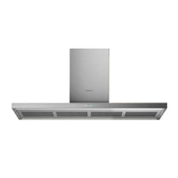 Coifa Tecno Original de Parede Inox 120cm coifa de parede em inox escovado, formato retangular slim, painel touch e duto visível