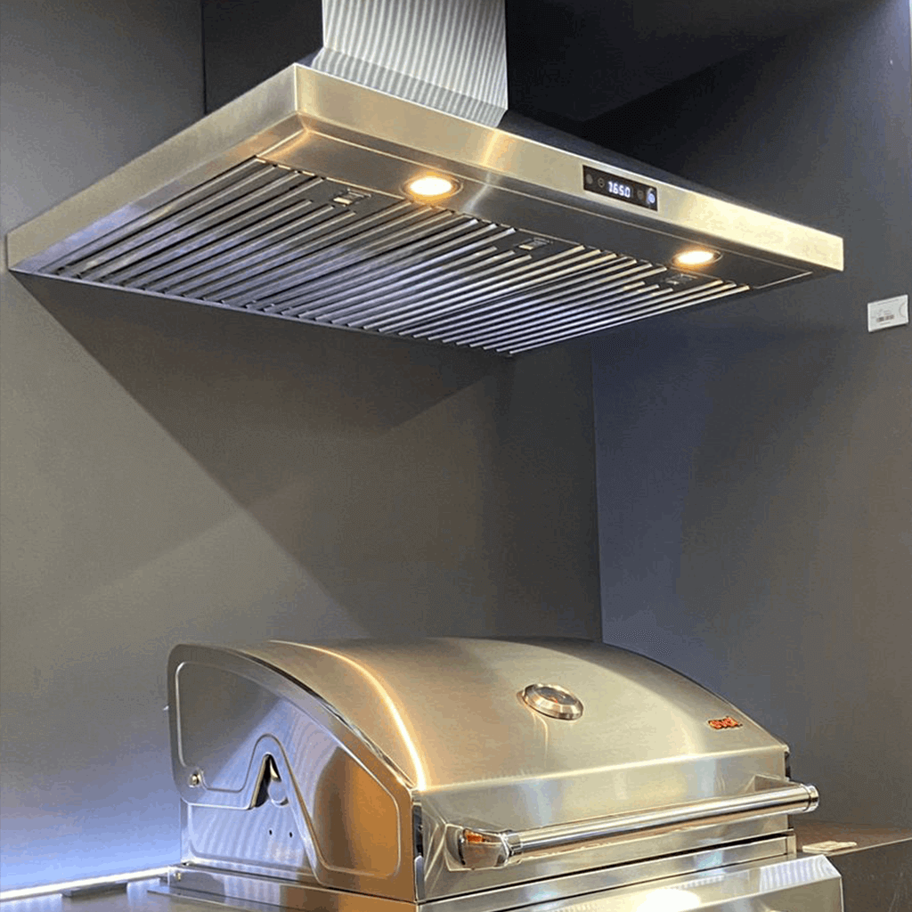 Coifa para Churrasqueira Omega Parede Inox 75cm 220V