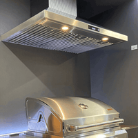 Coifa para Churrasqueira Omega Parede Inox 75cm 220V