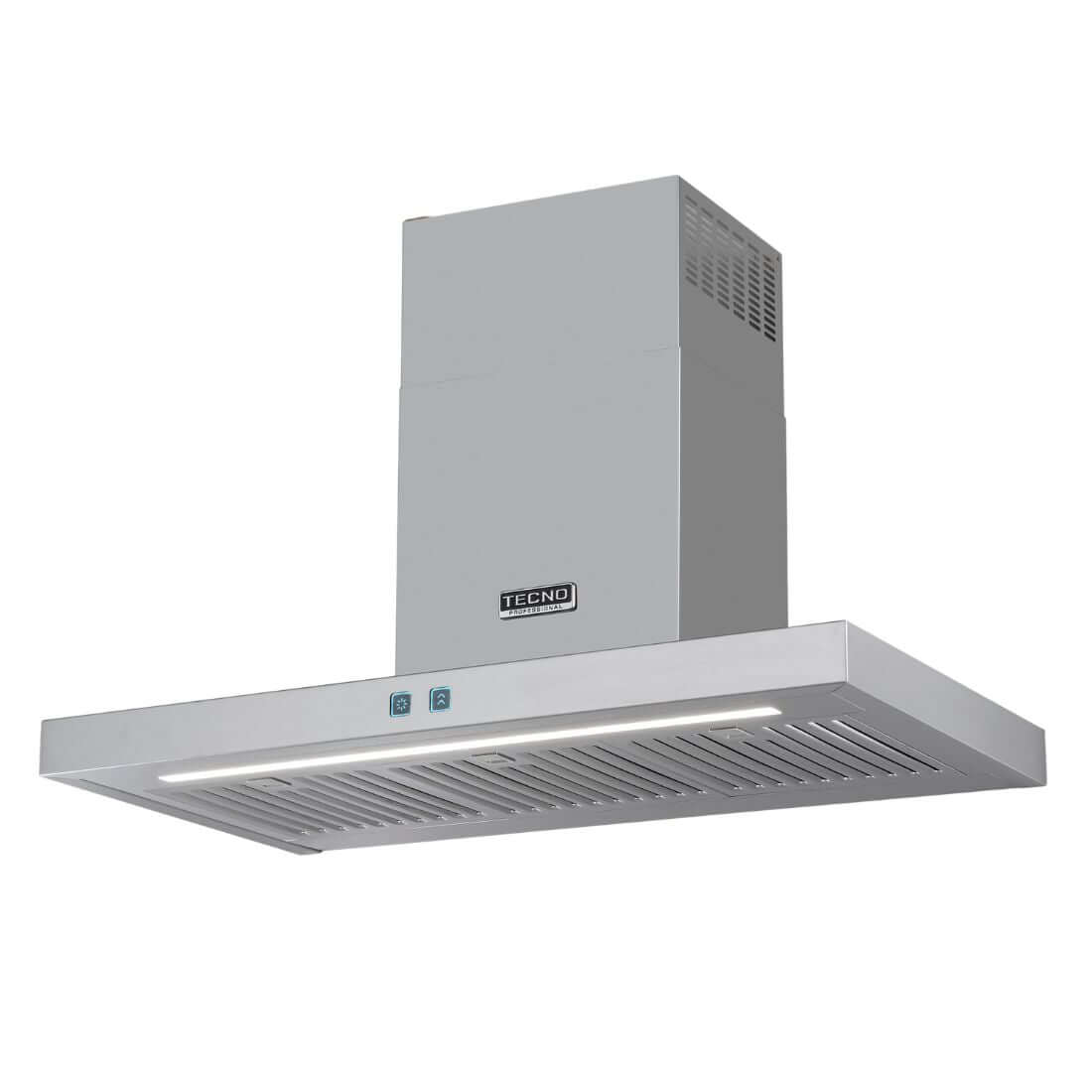 Coifa Tecno de Parede Toblino Professional Inox 91cm com design moderno e painel luminoso.