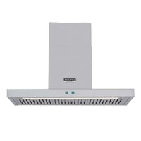 Coifa Tecno de Parede Toblino Professional em aço inox escovado com painel luminoso e design moderno.