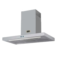 Coifa Tecno de Parede Toblino Vintage Inox 91cm com design moderno em aço inox escovado e painel luminoso.
