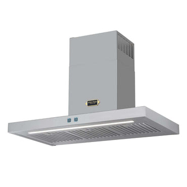 Coifa Tecno de Parede Toblino Vintage Inox 91cm com design moderno em aço inox escovado e painel luminoso.