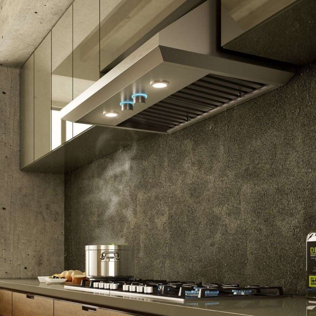 Coifa Ber Cervinia Parede Inox 91cm 127V
