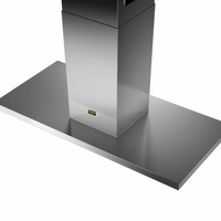 Coifa Vintage Ilha Inox 120cm 220V