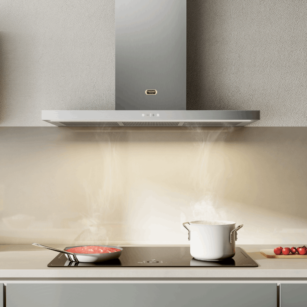 Coifa Vintage Parede Inox 90cm 220V