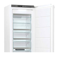 Freezer Gorenje Porta para Revestir 235 Litros branco, freezer de embutir com painel para revestir, gavetas transparentes e abertura lateral