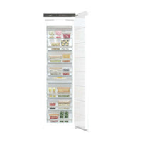 Freezer Gorenje Porta para Revestir 235 Litros, congelador de embutir branco com várias gavetas transparentes e interior organizado