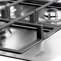 Cooktop a Gás CrissAir 5 Bocas Inox 90cm cooktop a gás italiano em inox 304 com trempes de ferro fundido e válvulas stop-gás