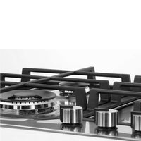 Cooktop a Gás CrissAir 4 Bocas Inox 60cm Cooktop a gás CrissAir 4 bocas em inox com trempes de ferro, acabamento semi fio e botões inox