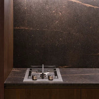 Cooktop Dominó a Gás CrissAir 2 Bocas 30cm cooktop a gás CrissAir 2 bocas inox 30cm com queimadores SABAF, trempes em ferro e design italiano