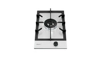 Cooktop Dominó à Gás Debacco Zurique 1 Boca Inox 30cm, cooktop a gás inox 1 boca com queimador dual e trempes em ferro fundido